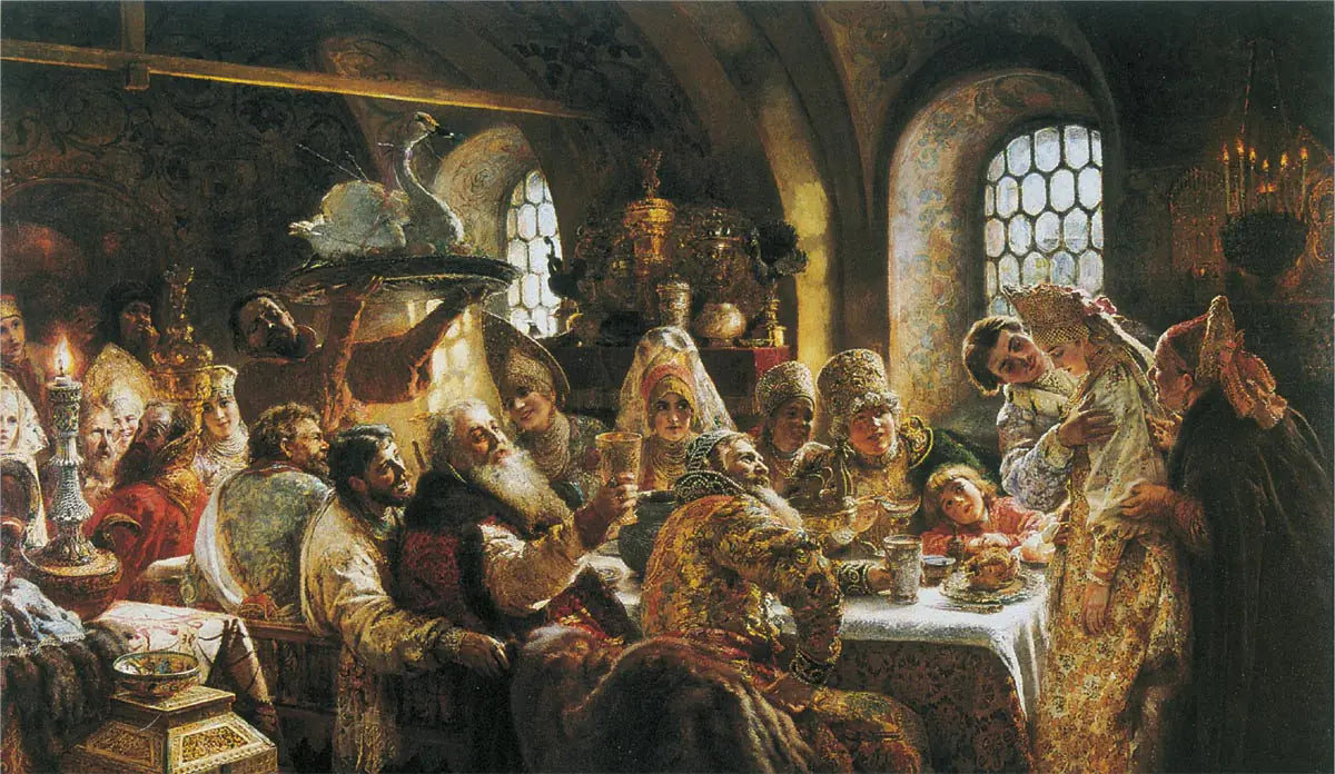 Le Festin de noces des boyards — Konstantin Makovsky