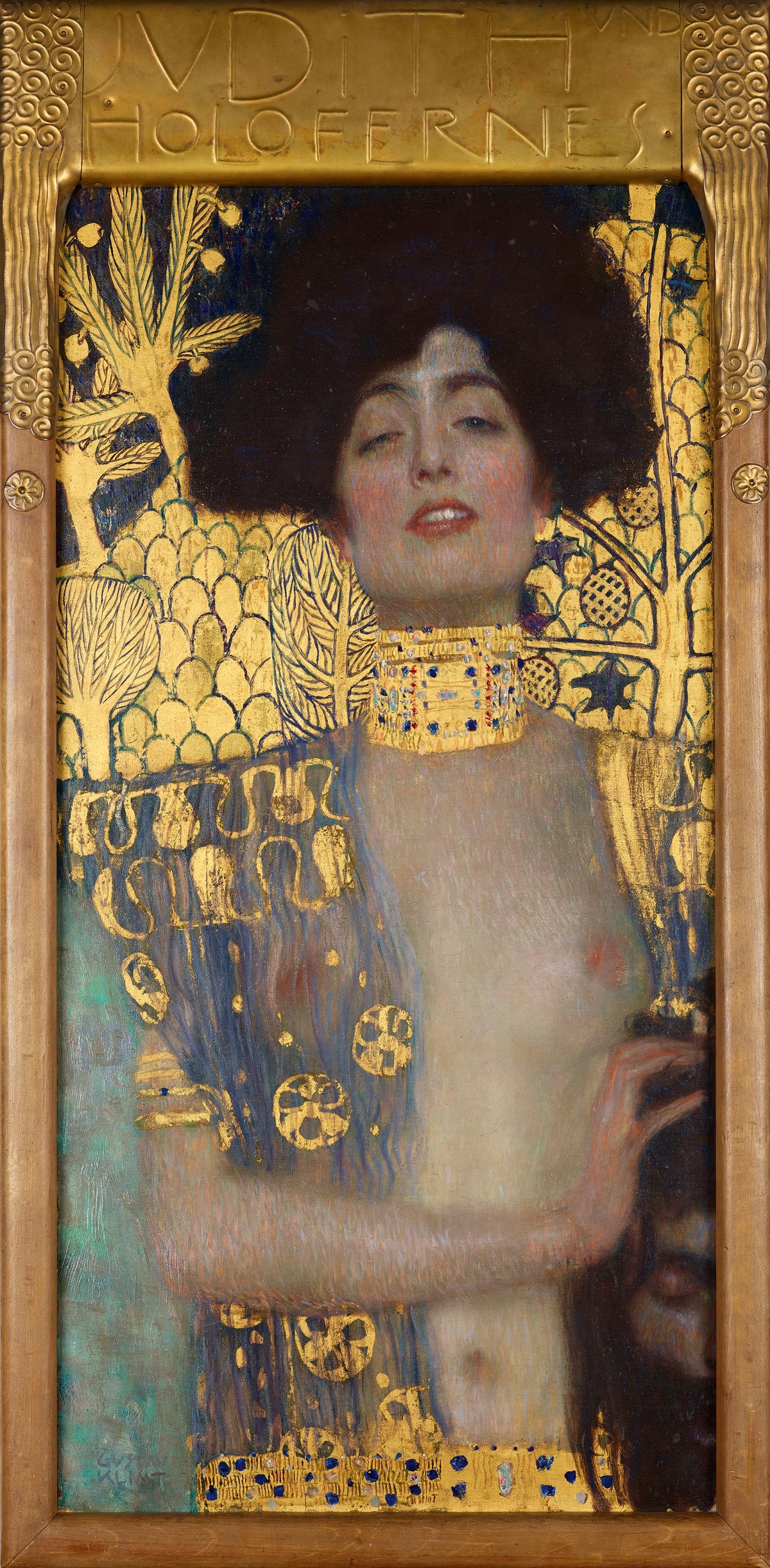 Judith I de Gustav Klimt, héroïne biblique dorée au regard frontal