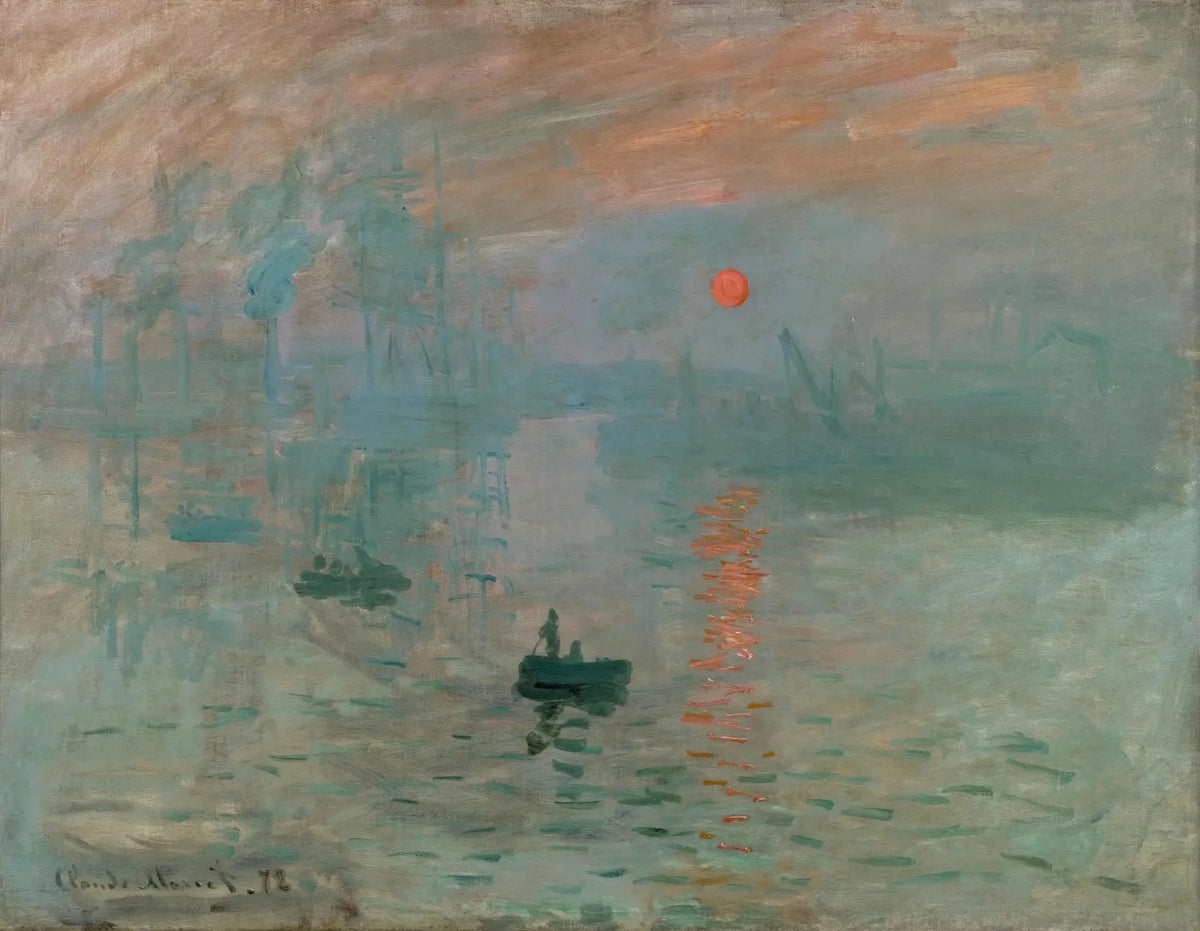 Impression, soleil levant - Claude Monet — reproduction peinte à la main