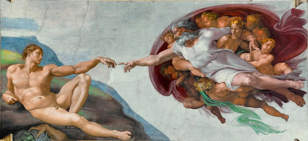 La Création d'Adam, Michel-Ange
