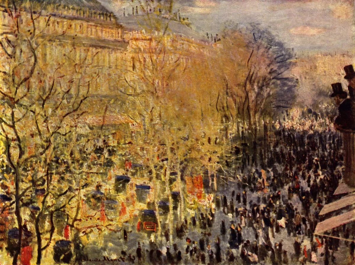 Le Boulevard des Capucines de Claude Monet, guide de Monet à Paris