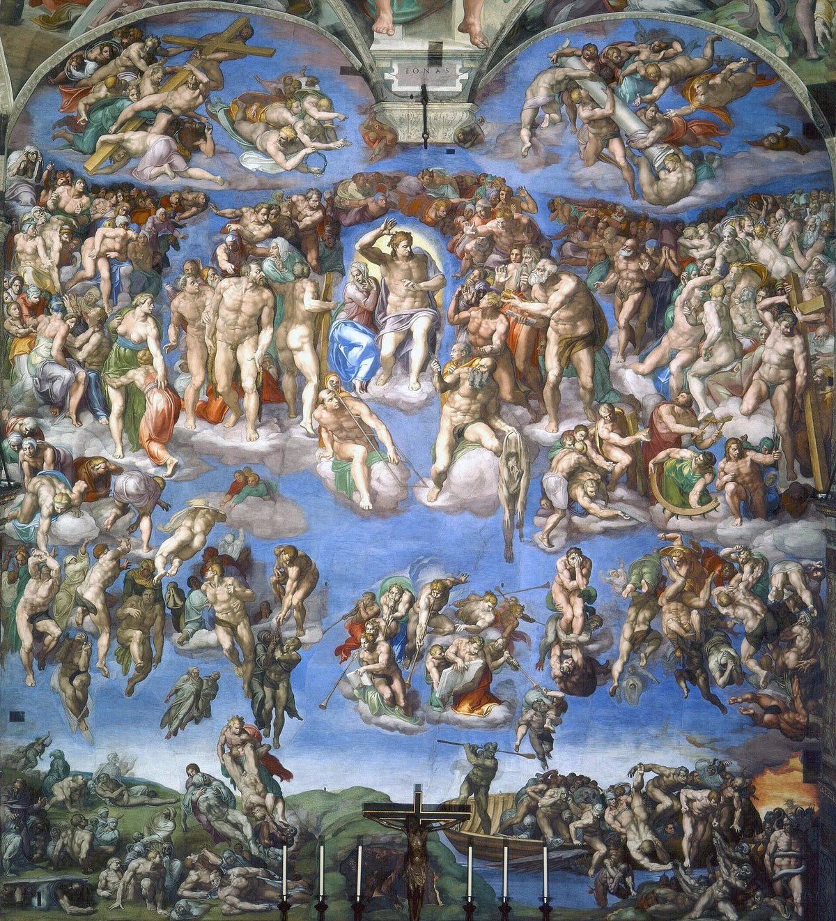 Le Jugement dernier de Michel-Ange, repère de la peinture religieuse