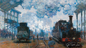 10 Quadri Famosi della Gare Saint-Lazare – Claude Monet
