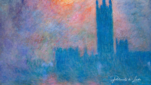 15 Quadri Famosi del Parlamento di Londra – Claude Monet