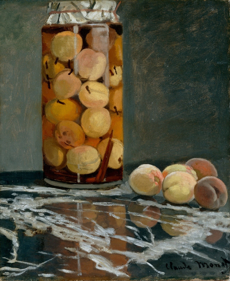 Il vaso di pesche - Claude Monet