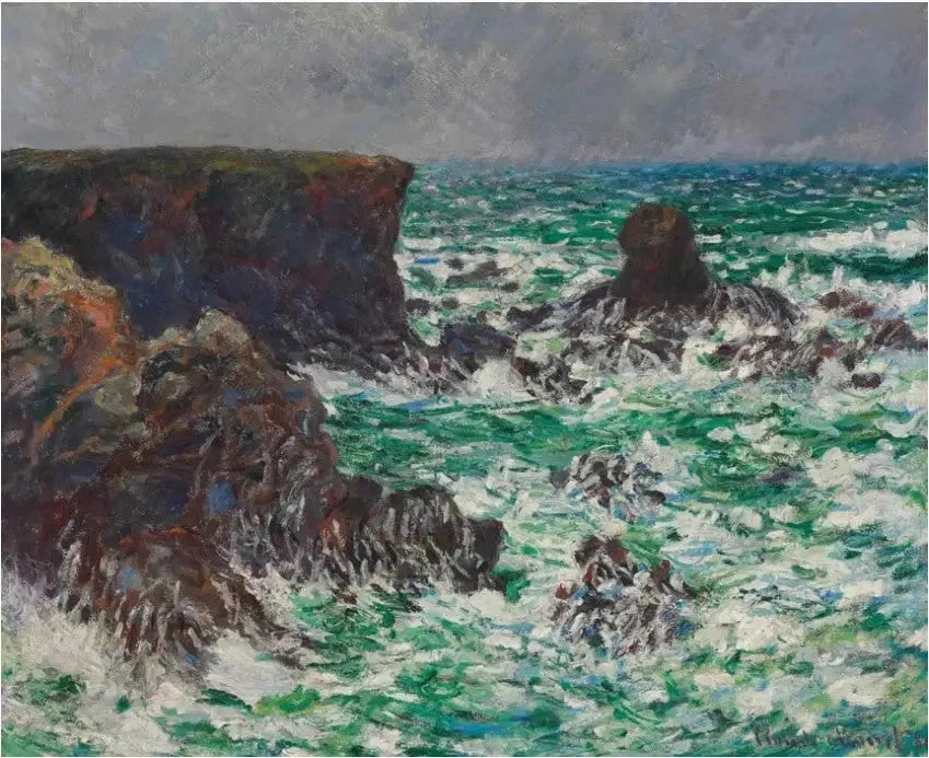 Rocce a Port-Coton, la Roccia del Leone - Claude Monet