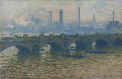 Il ponte di Waterloo, tempo coperto - Claude Monet
