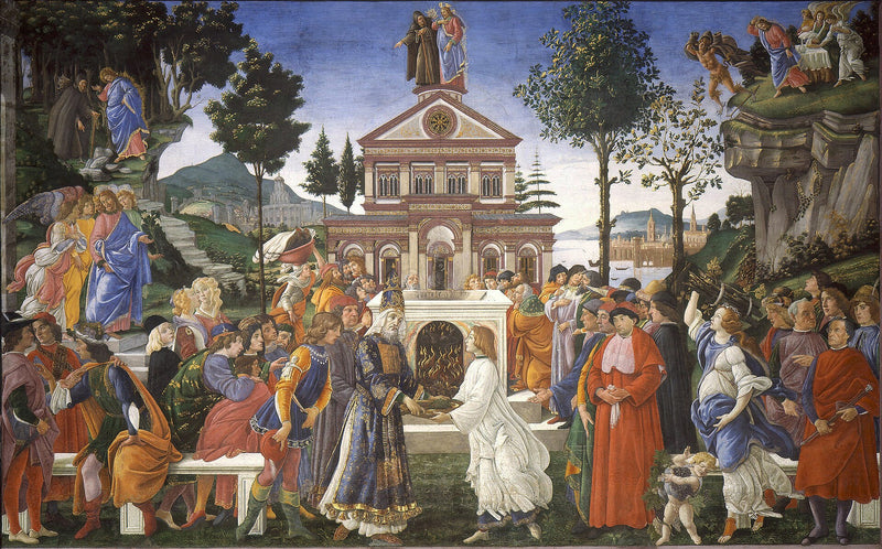 Les Tentations du Christ - Sandro Botticelli