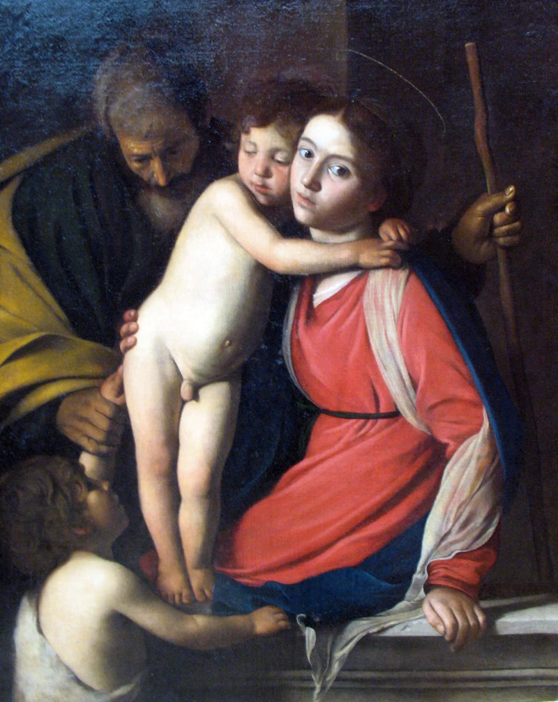 La Sacra Famiglia con san Giovanni Battista - Caravaggio