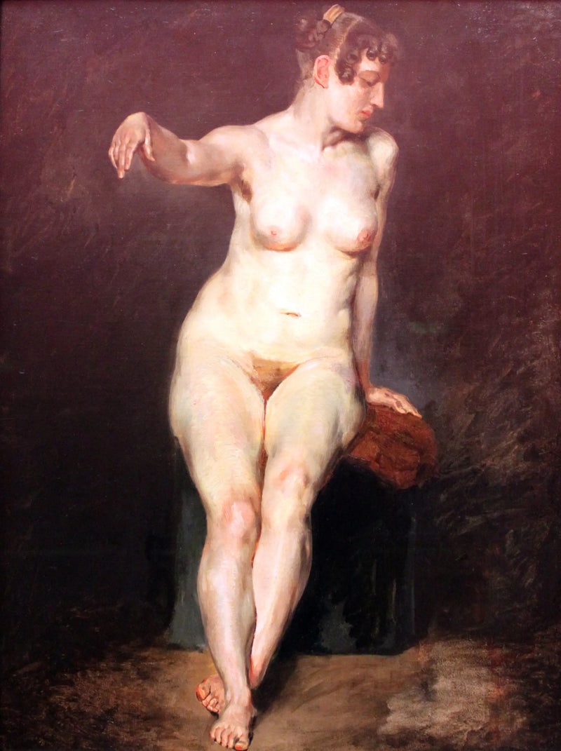 Nudo seduto, Mademoiselle Rose - Eugène Delacroix