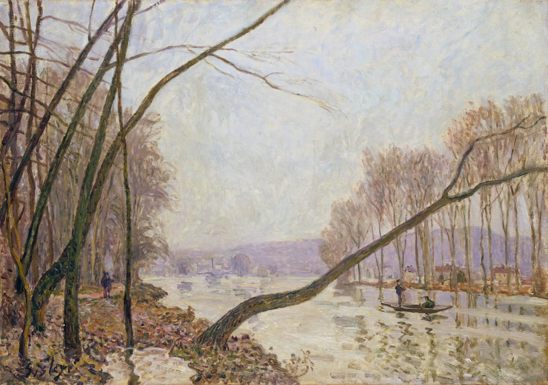 Bordo della Senna in autunno - Alfred Sisley