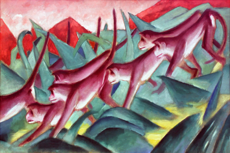 Frisia delle scimmie - Franz Marc