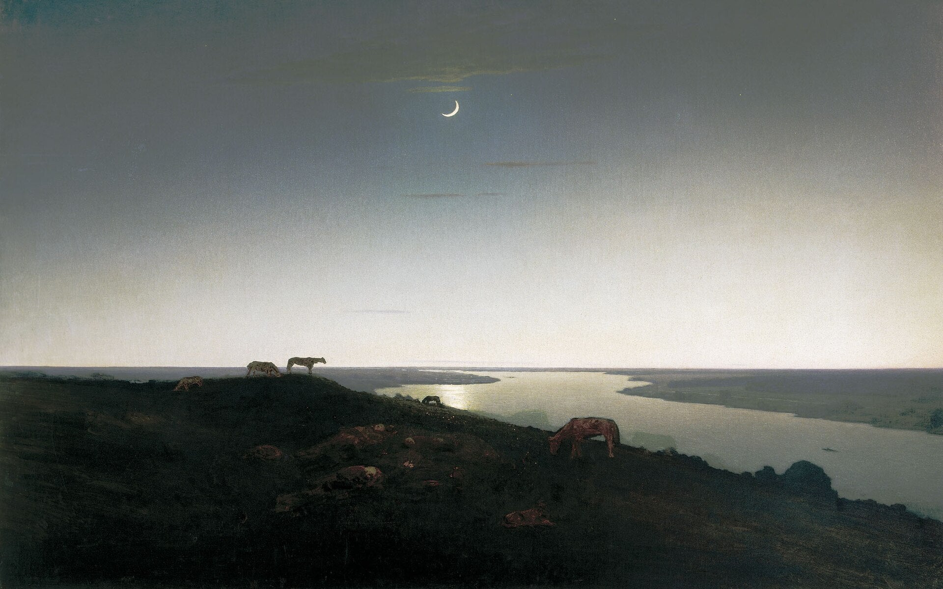 La Nuit, Arkhip Kouïndji, 1908
