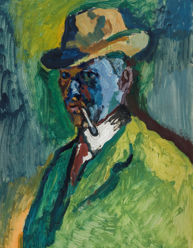 Autoportrait à la cigarette - Emil Filla