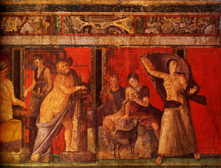 La Villa des Mystères : frise dionysiaque - Artiste romain anonyme