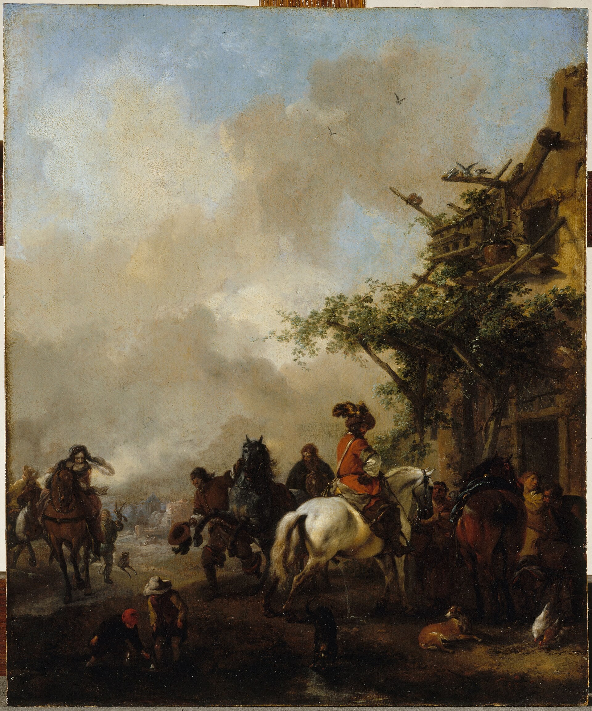 La Halte des cavaliers - Philips Wouwerman