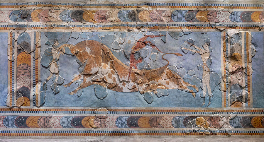 La Tauromachie du palais de Cnossos - Artiste minoen anonyme