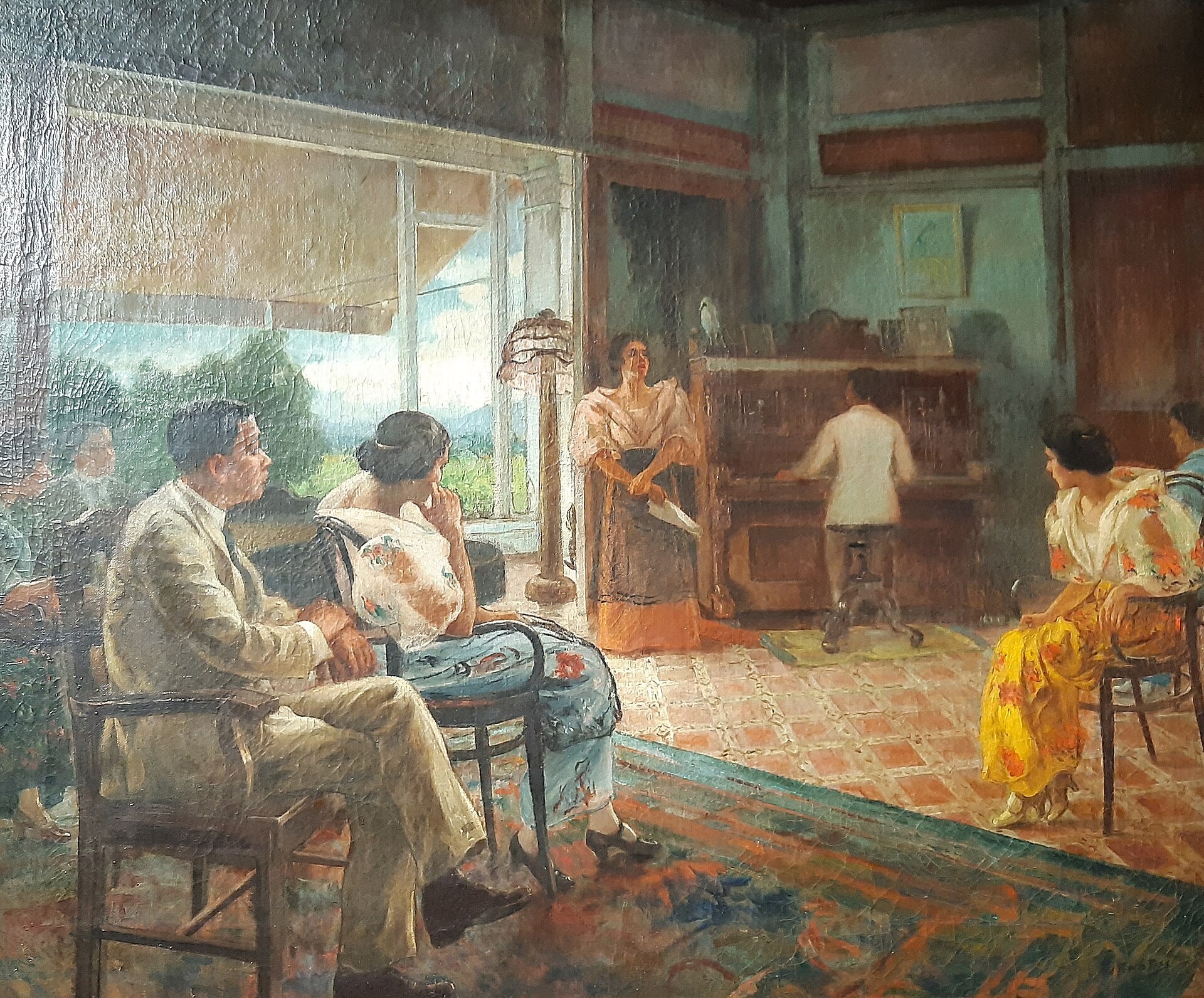 Kundiman — Fabián de la Rosa, 1930, Huile sur toile
