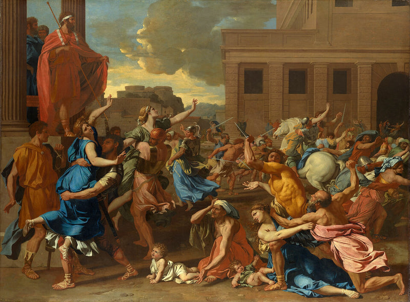 L’Enlèvement des Sabines, Louvre - Nicolas Poussin
