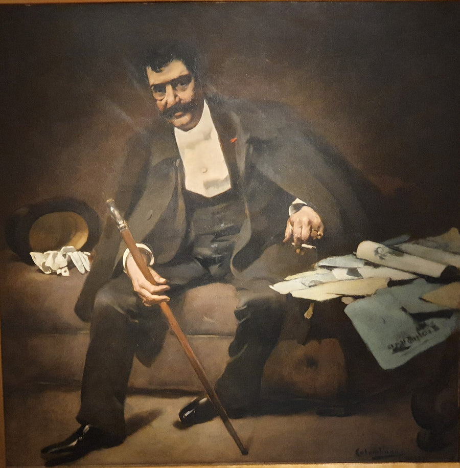 Portrait de Rafael Bordalo Pinheiro, Columbano Bordalo Pinheiro, 1891