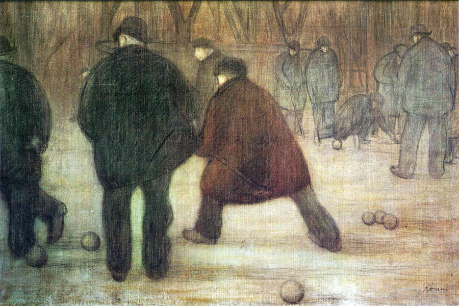 Joueurs de boules - József Rippl-Rónai