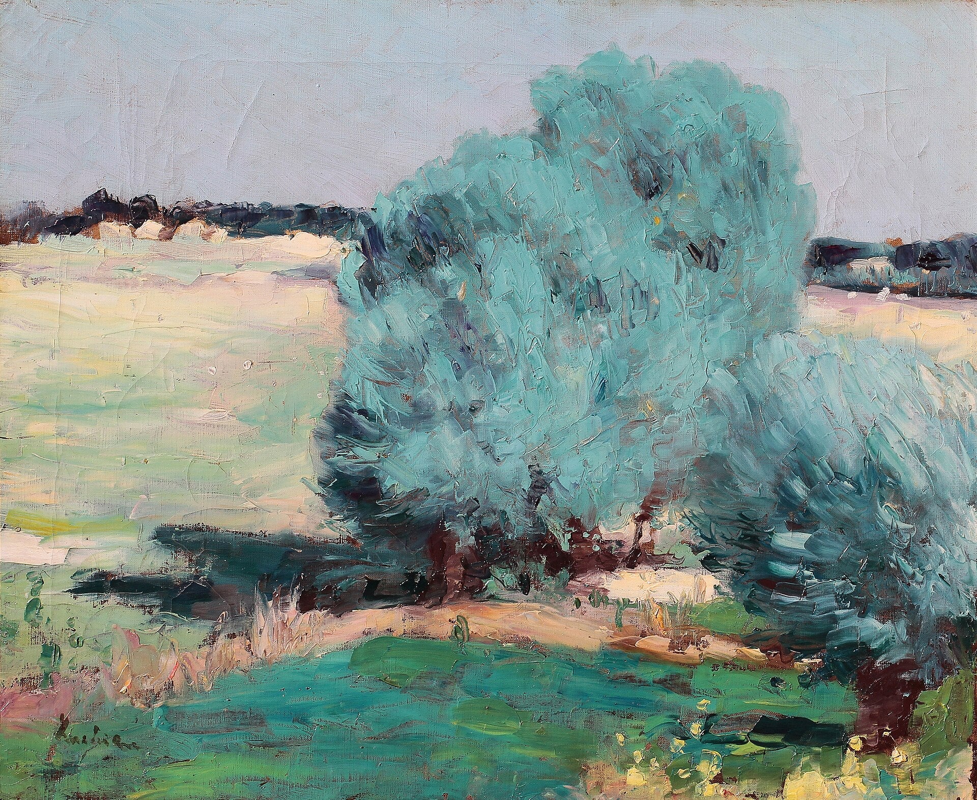 Les Saules de Chiajna, Ștefan Luchian, 1905, peinture à l’huile