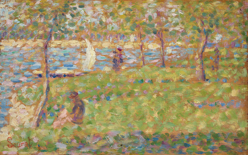 Étude pour « Un dimanche à la Grande Jatte » — Washington - Georges Seurat
