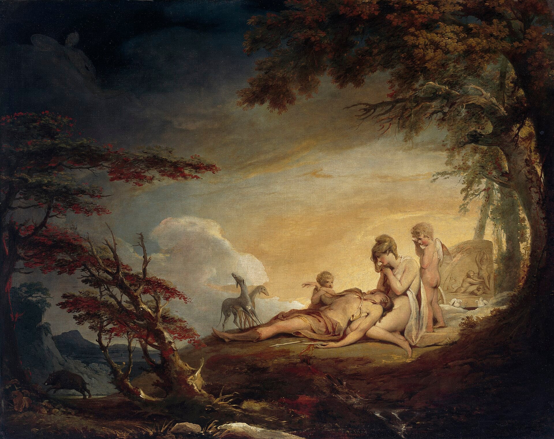 La Mort d’Adonis, James Barry, 1775