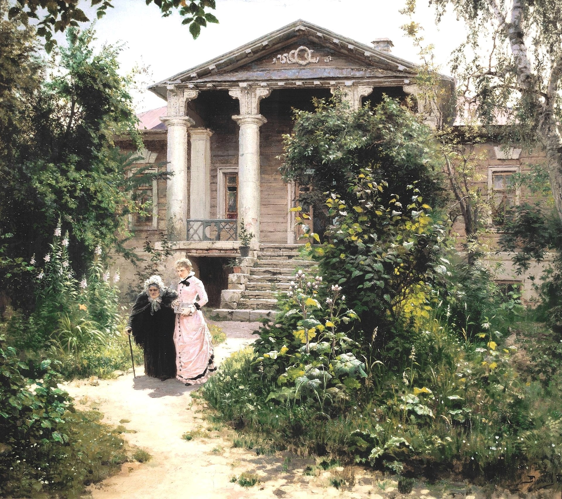 Le Jardin de grand-mère - Vassili Polenov