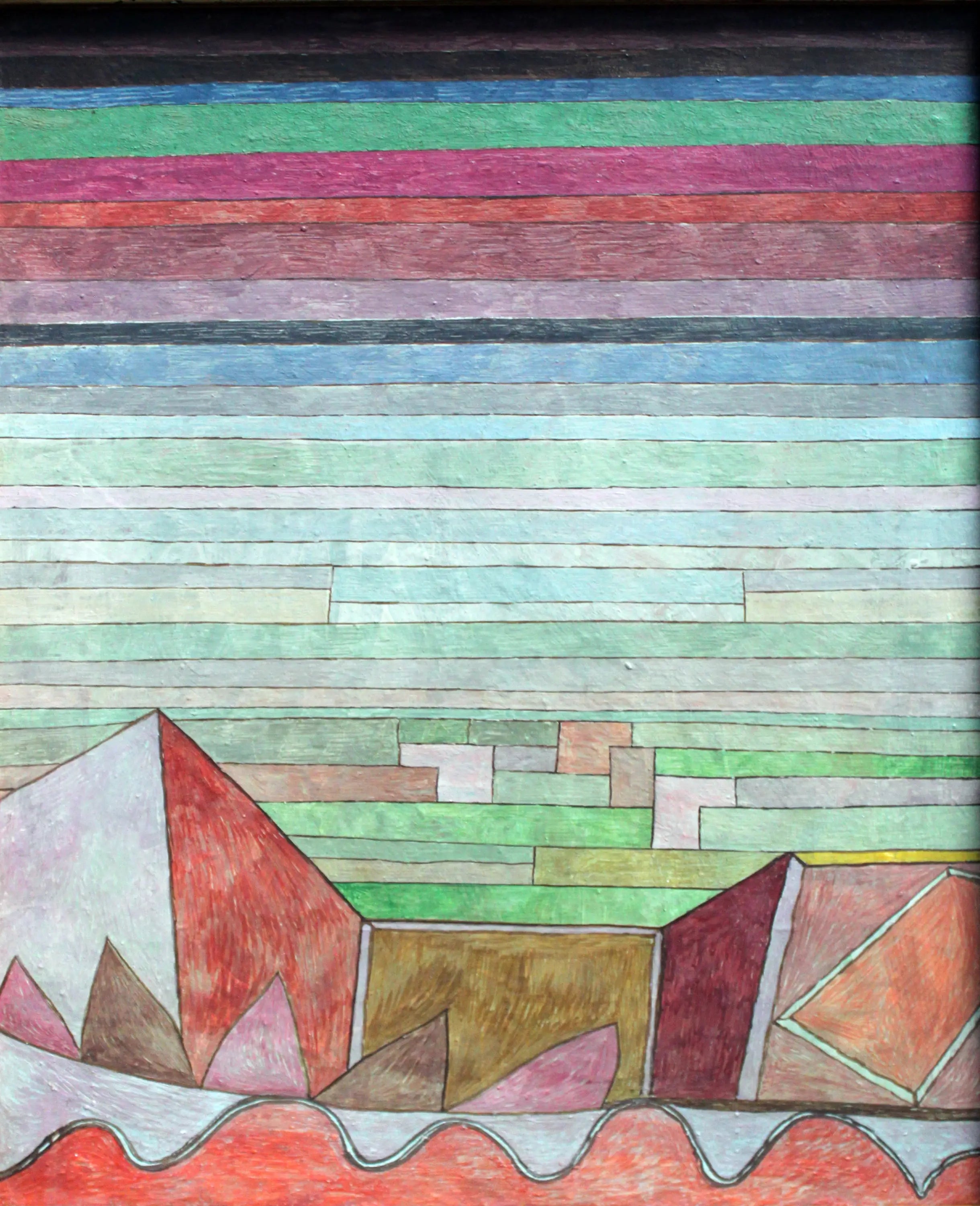 Vue sur le pays fertile - Paul Klee - Alpha Reproduction