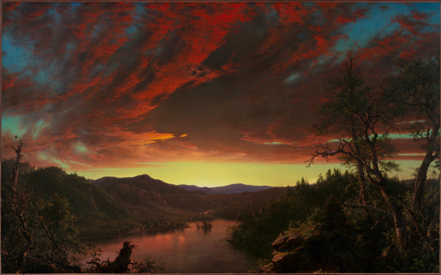 Crépuscule dans la nature sauvage - Frederic Edwin Church