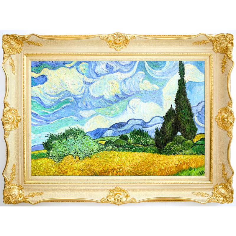 Campo di grano con cipressi - Vincent van Gogh