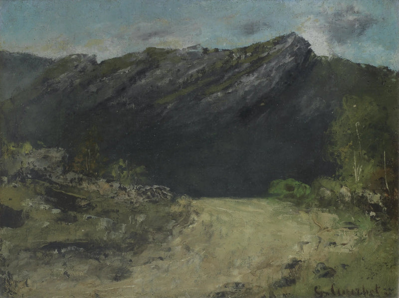 Paesaggio del Giura - Gustave Courbet