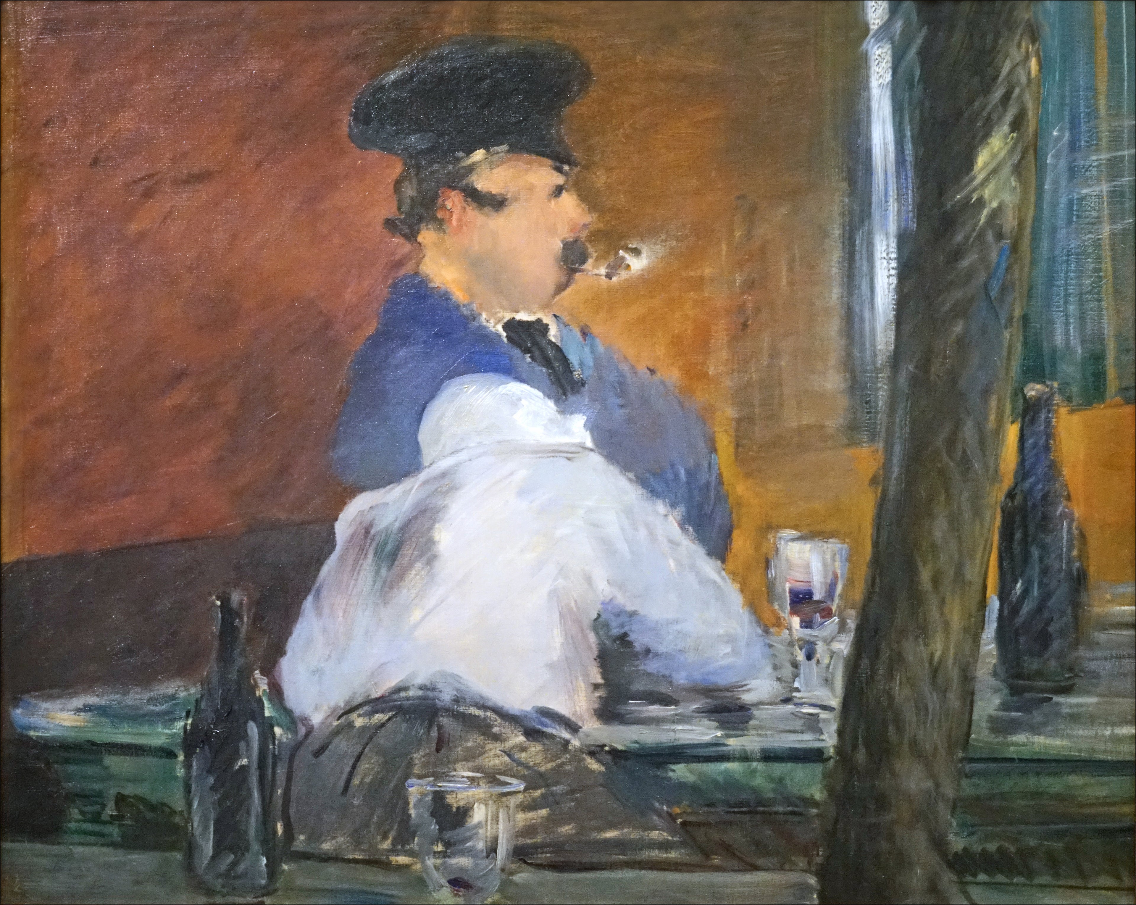 Reproduction du tableau « Le bouchon - Édouard Manet » par Alpha Reproduction en peinture à l’huile