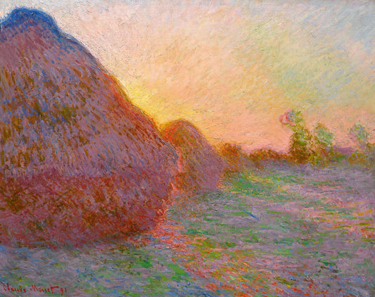 Meule, ultimi raggi di sole - Claude Monet