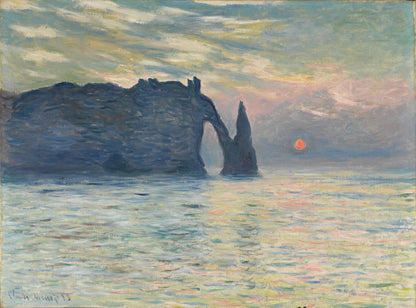 Alba a Étretat – Claude Monet, 1883