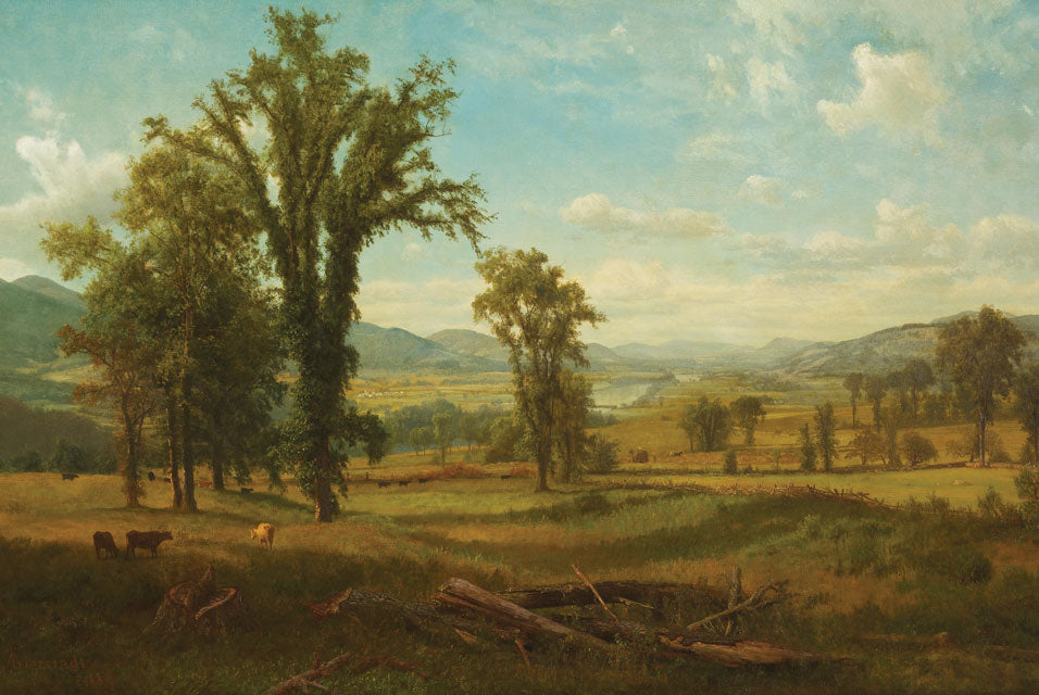 Vallée du fleuve Connecticut, Claremont, New Hampshire - Albert Bierstadt