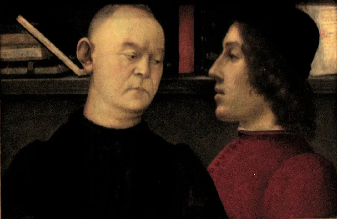 Double portrait de Piero del Pugliese et Filippino Lippi - Filippino Lippi - Alpha Reproduction
