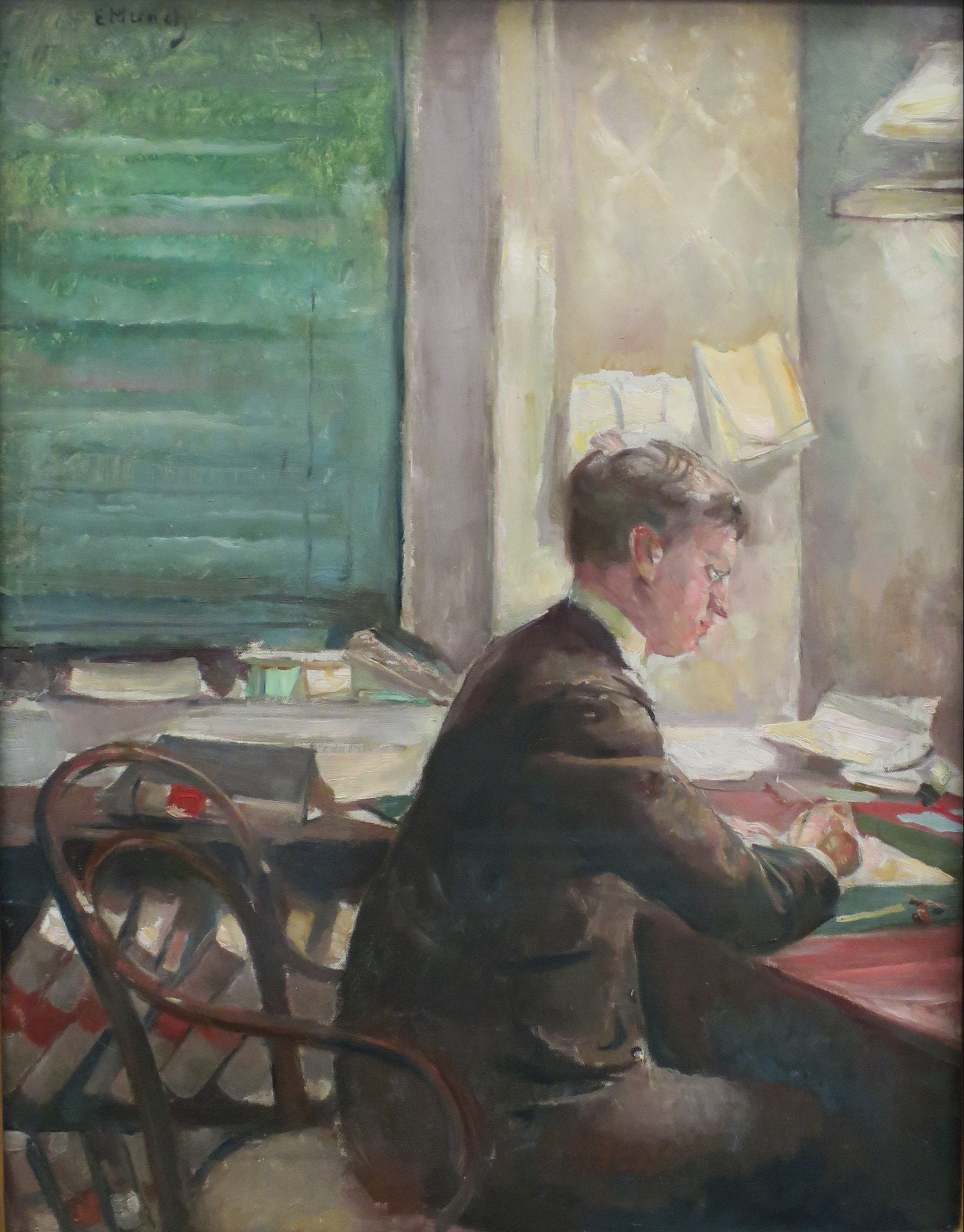 Reproduction du tableau « Halvard Stub Holmboe - Edvard Munch » par Alpha Reproduction en peinture à l’huile