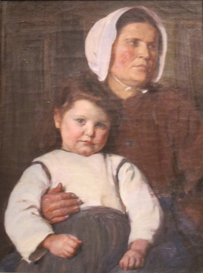 Contadina normanna e suo figlio - Elizabeth Nourse