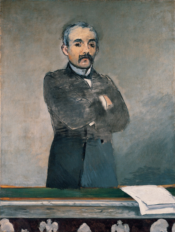 Reproduction du tableau « Portrait de Georges Clémenceau - Édouard Manet » par Alpha Reproduction en peinture à l’huile