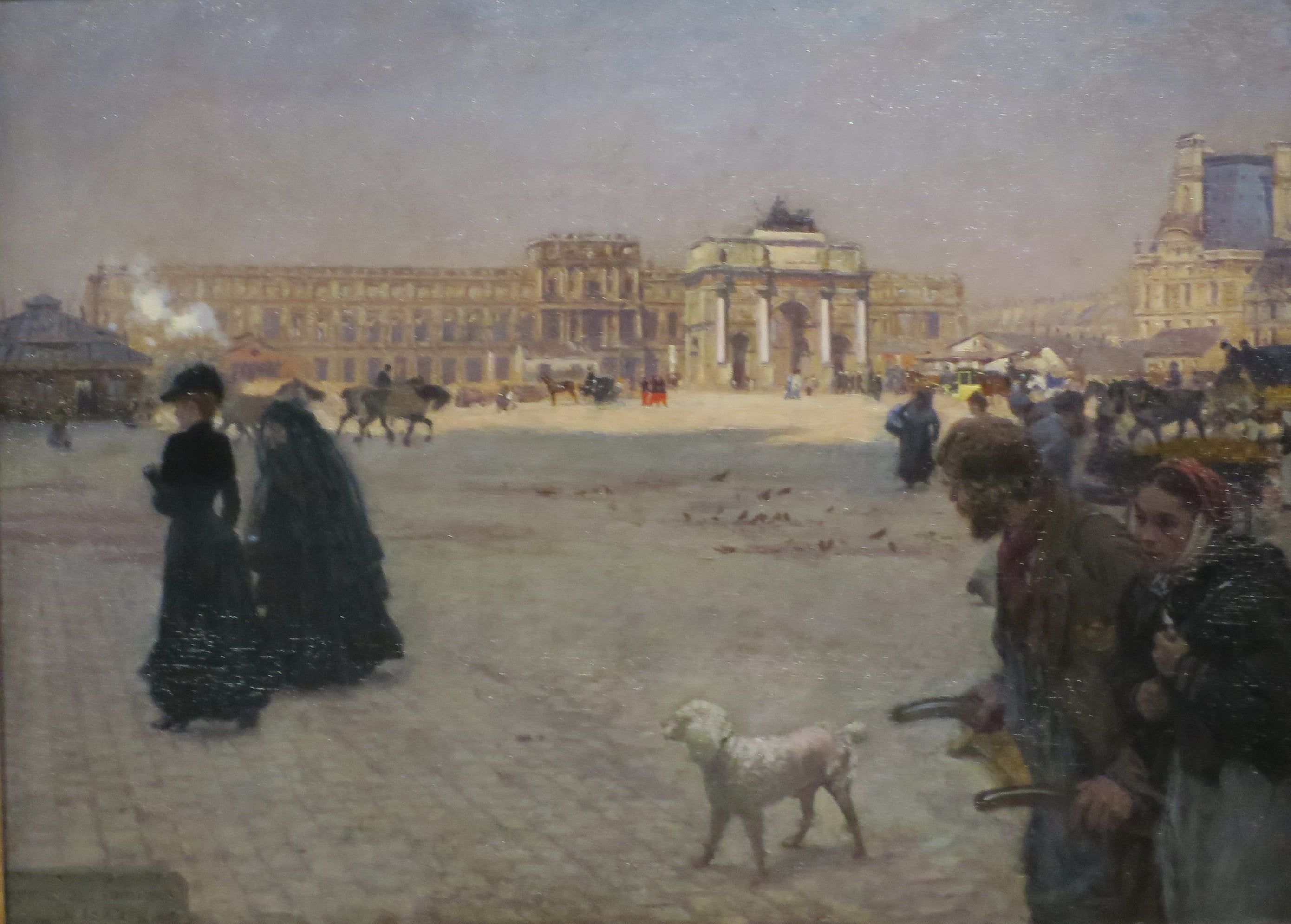 La Place du Carrousel - Giuseppe De Nittis - Alpha Reproduction