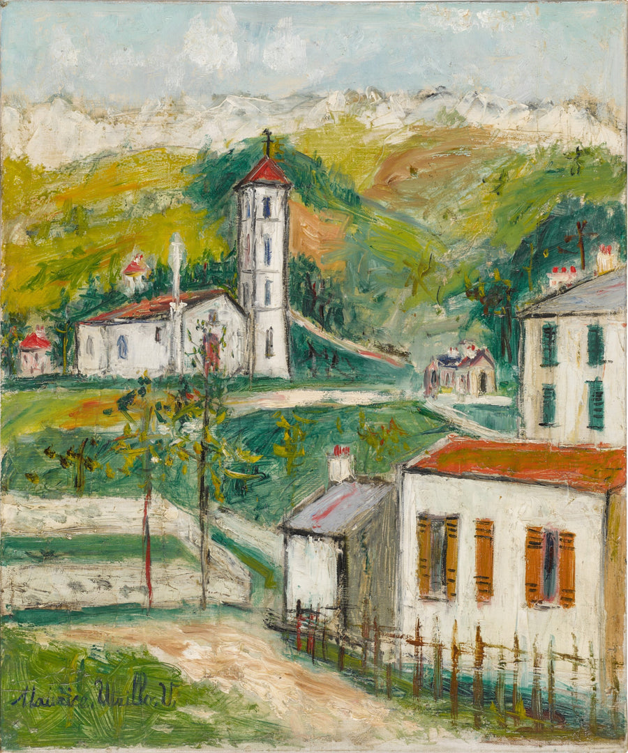 Paysage en Corse (1940) - Maurice Utrillo
