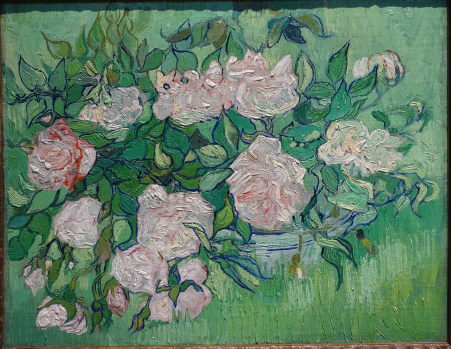 Vase aux roses roses – Vincent van Gogh