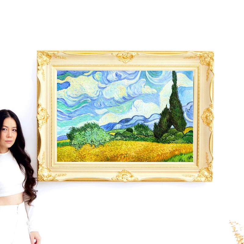 Campo di grano con cipressi - Vincent van Gogh