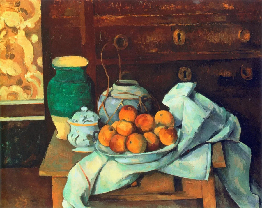 Natura morta con cassettiera - Paul Cézanne
