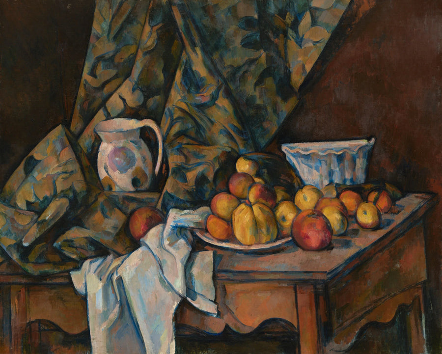 Natura morta con mele e pesche - Paul Cézanne