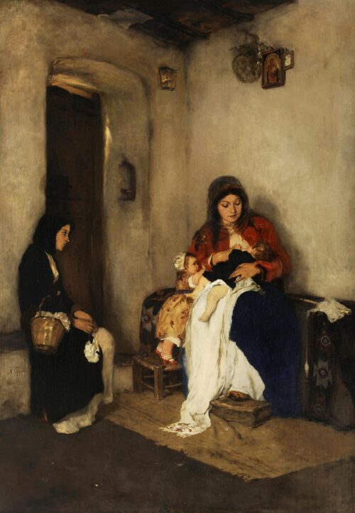 La Mère nourricière - Nikolaos Gyzis