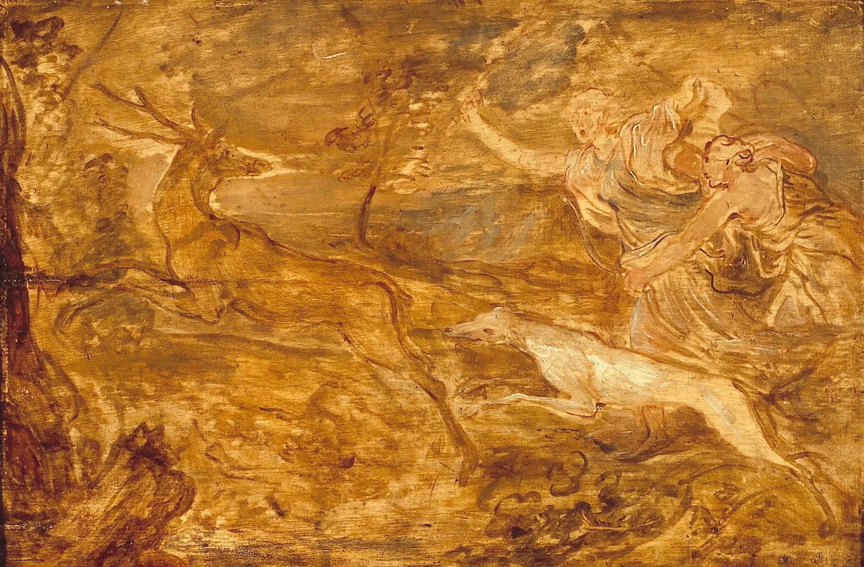 Diane à la chasse - Antoine van Dyck - Alpha Reproduction