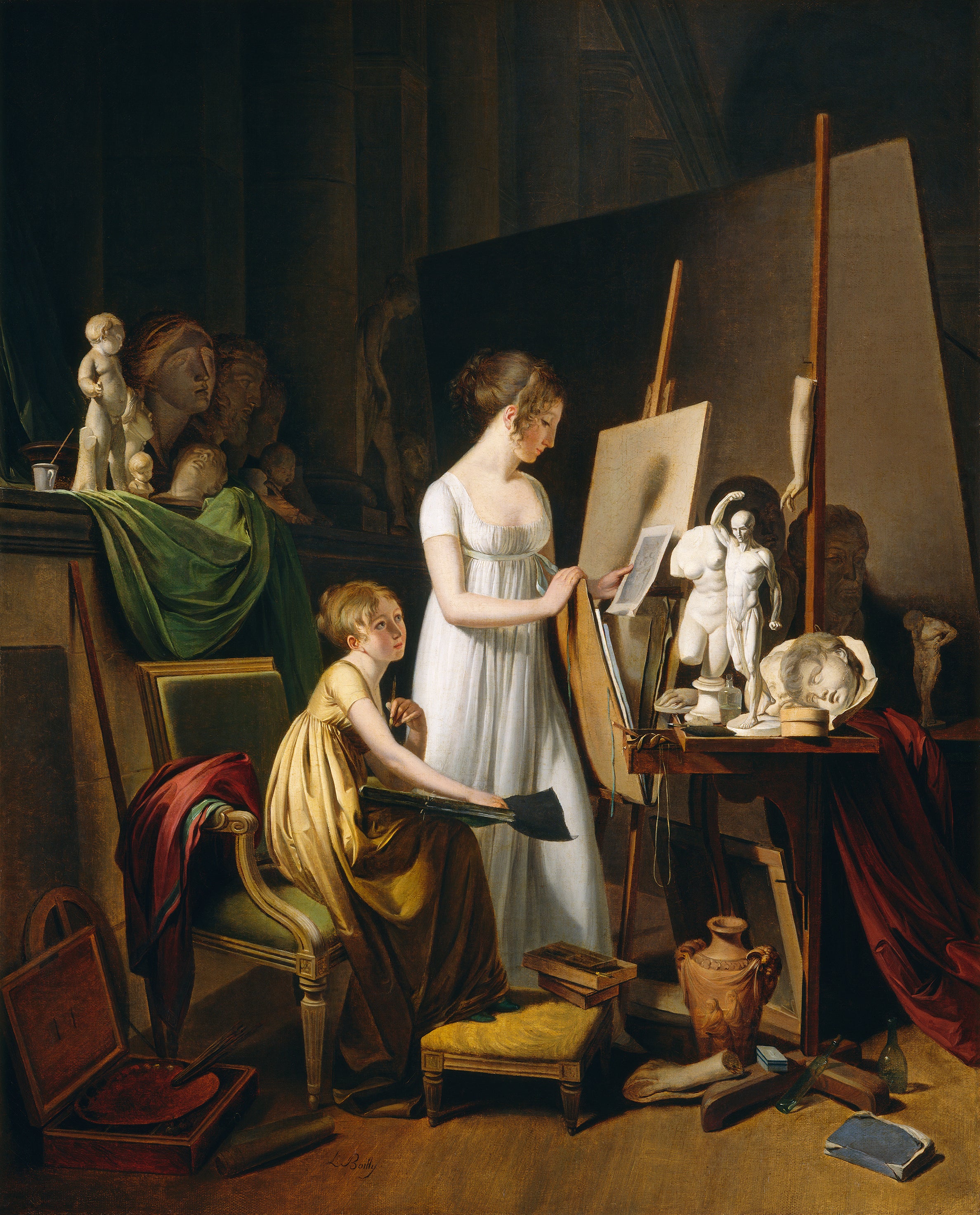 L'atelier d'un peintre - Louis-Léopold Boilly